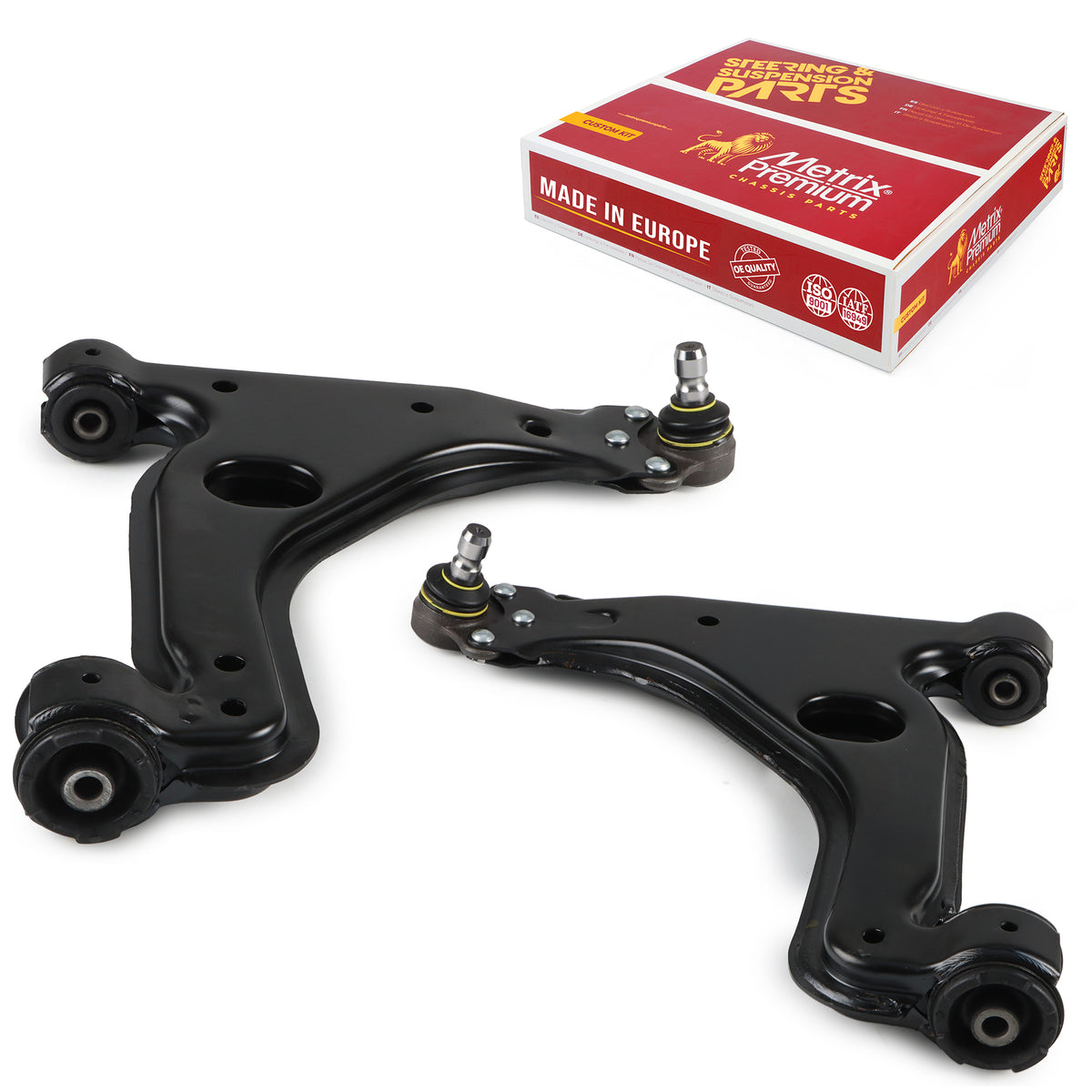 Metrix Premium Chassis Parts 2 PC Front Left & Right Lower Control Arm and Ball Joint Assembly Kit 91351MT OEM fit auto parts