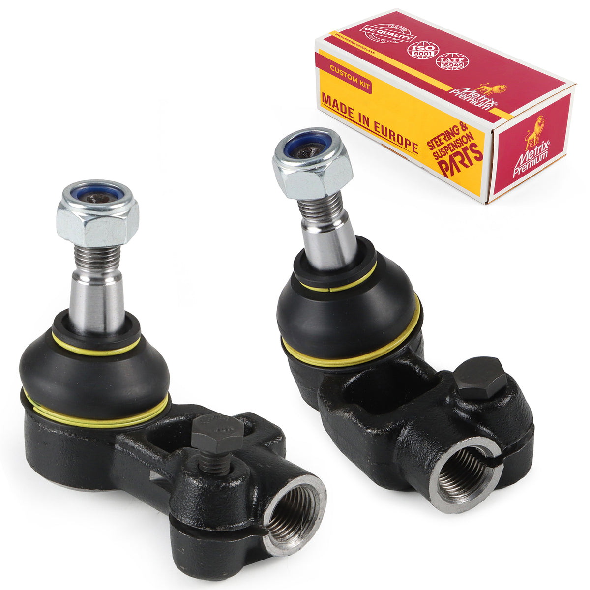 Metrix Premium Chassis Parts 2 PC Front Left & Right Outer Tie Rod End Kit 91352MT OEM fit auto parts