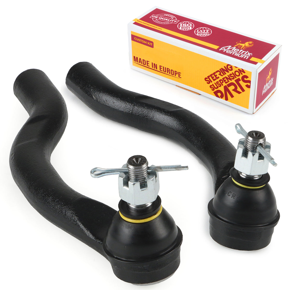 Metrix Premium Chassis Parts 2 PC Front Left & Right Outer Tie Rod End Kit 91354MT OEM fit auto parts