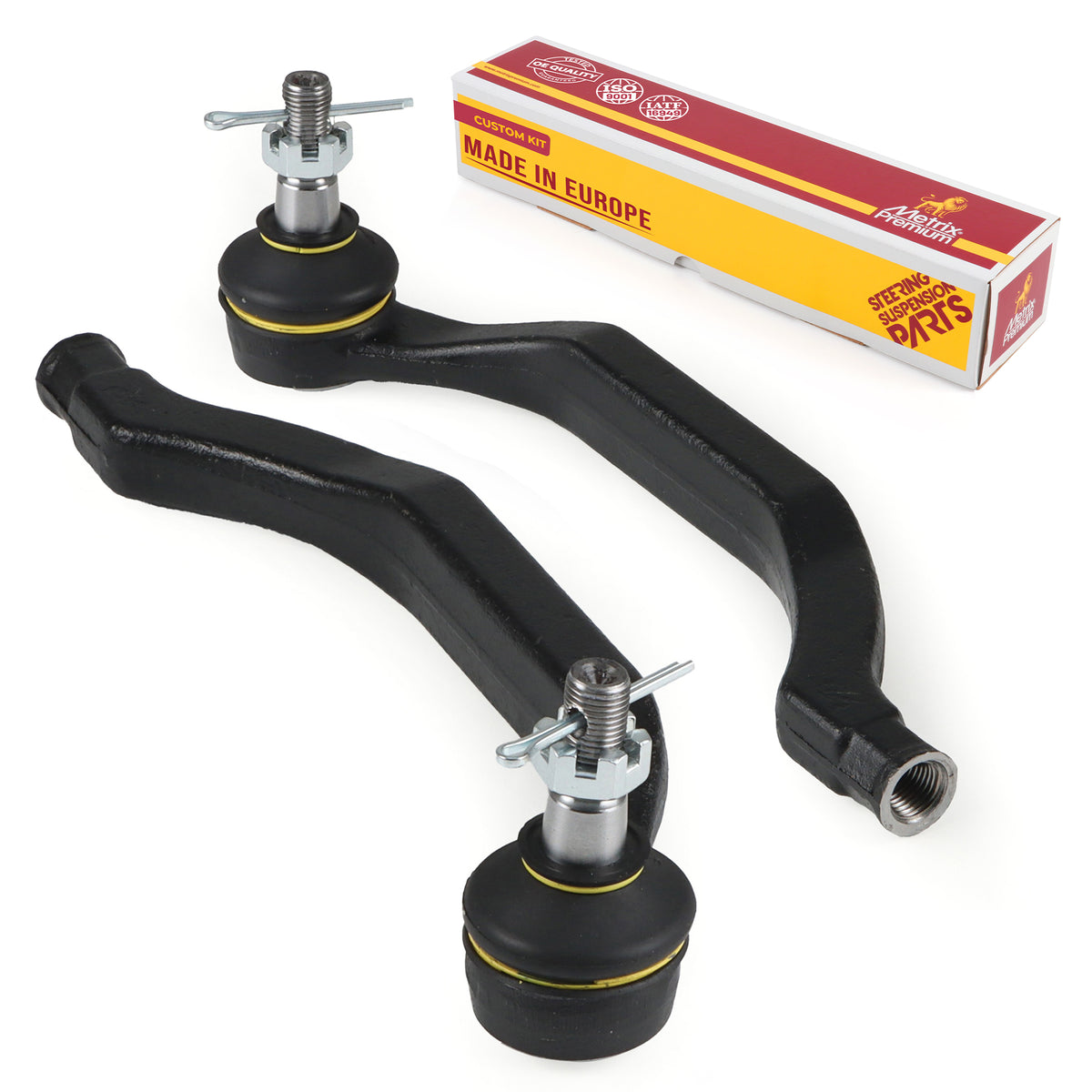 Metrix Premium Chassis Parts 2 PC Front Left & Right Outer Tie Rod End Kit 91362MT OEM fit auto parts