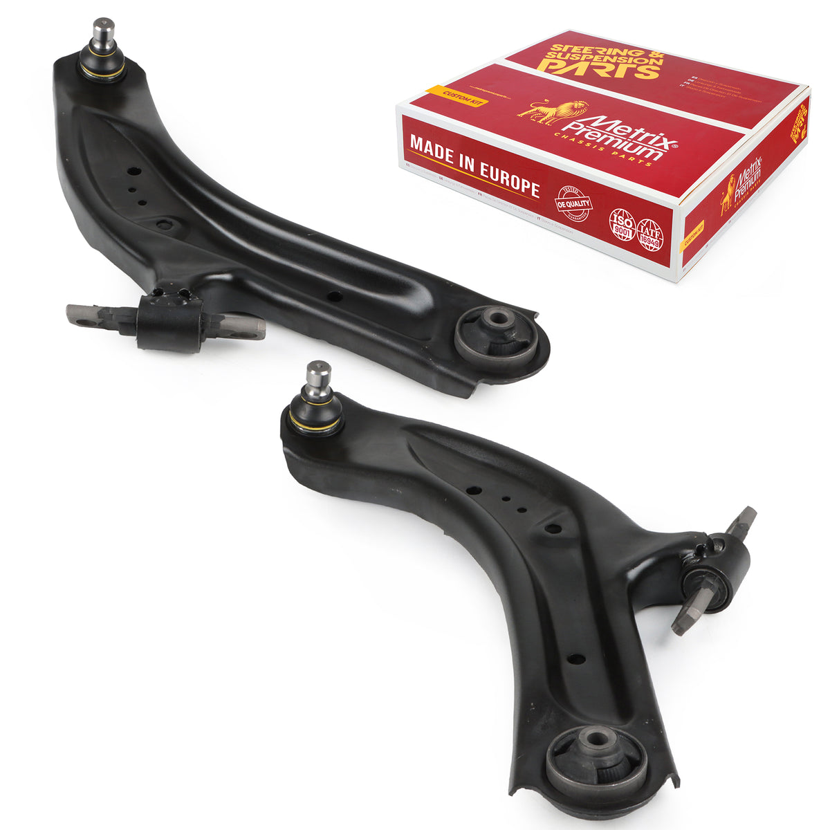 Metrix Premium Chassis Parts 2 PC Front Left & Right Lower Control Arm and Ball Joint Assembly Kit 91373MT OEM fit auto parts