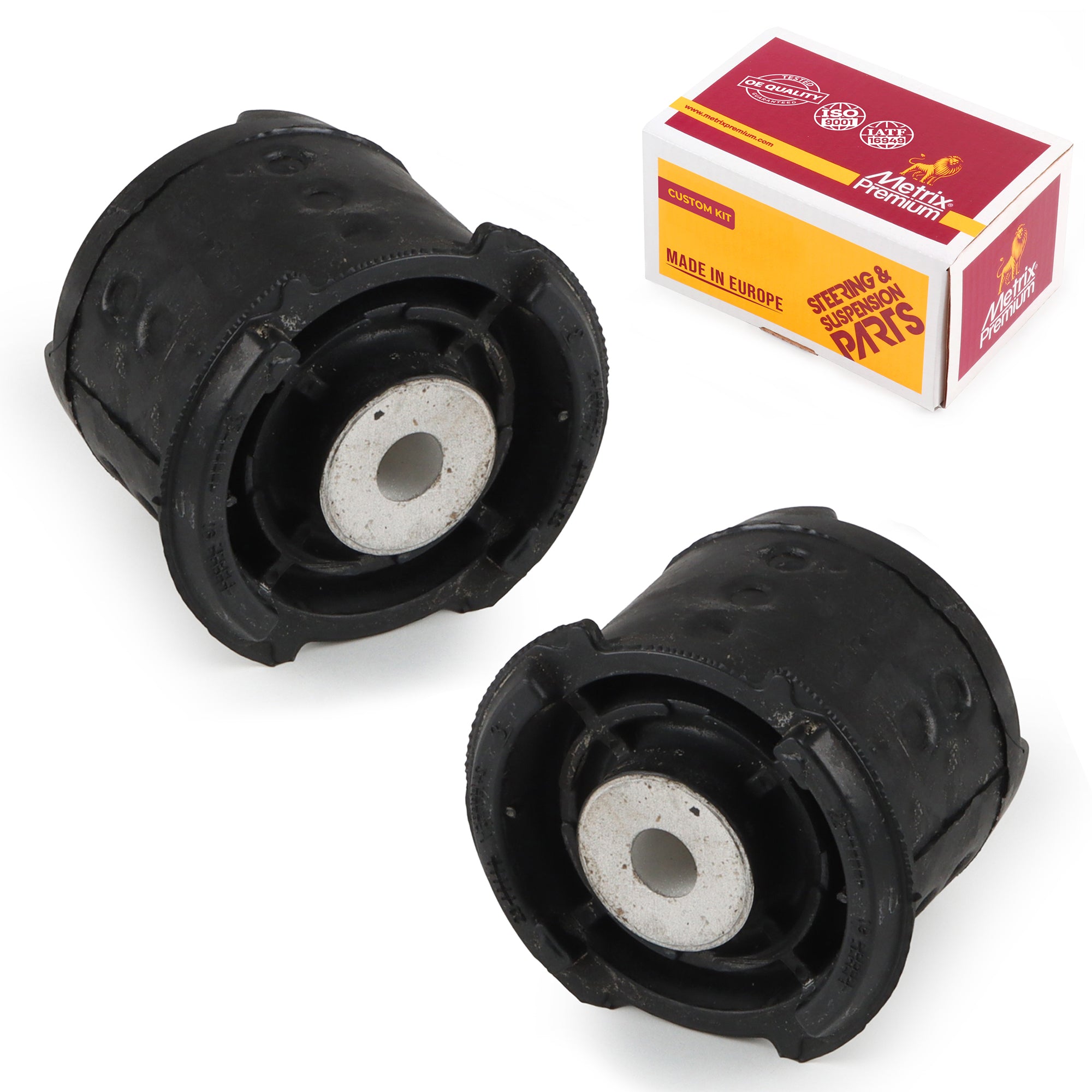 Metrix Premium Chassis Parts 2 PC Rear Left & Right Forward Control Arm Bushing Kit 91406MT OEM fit auto parts