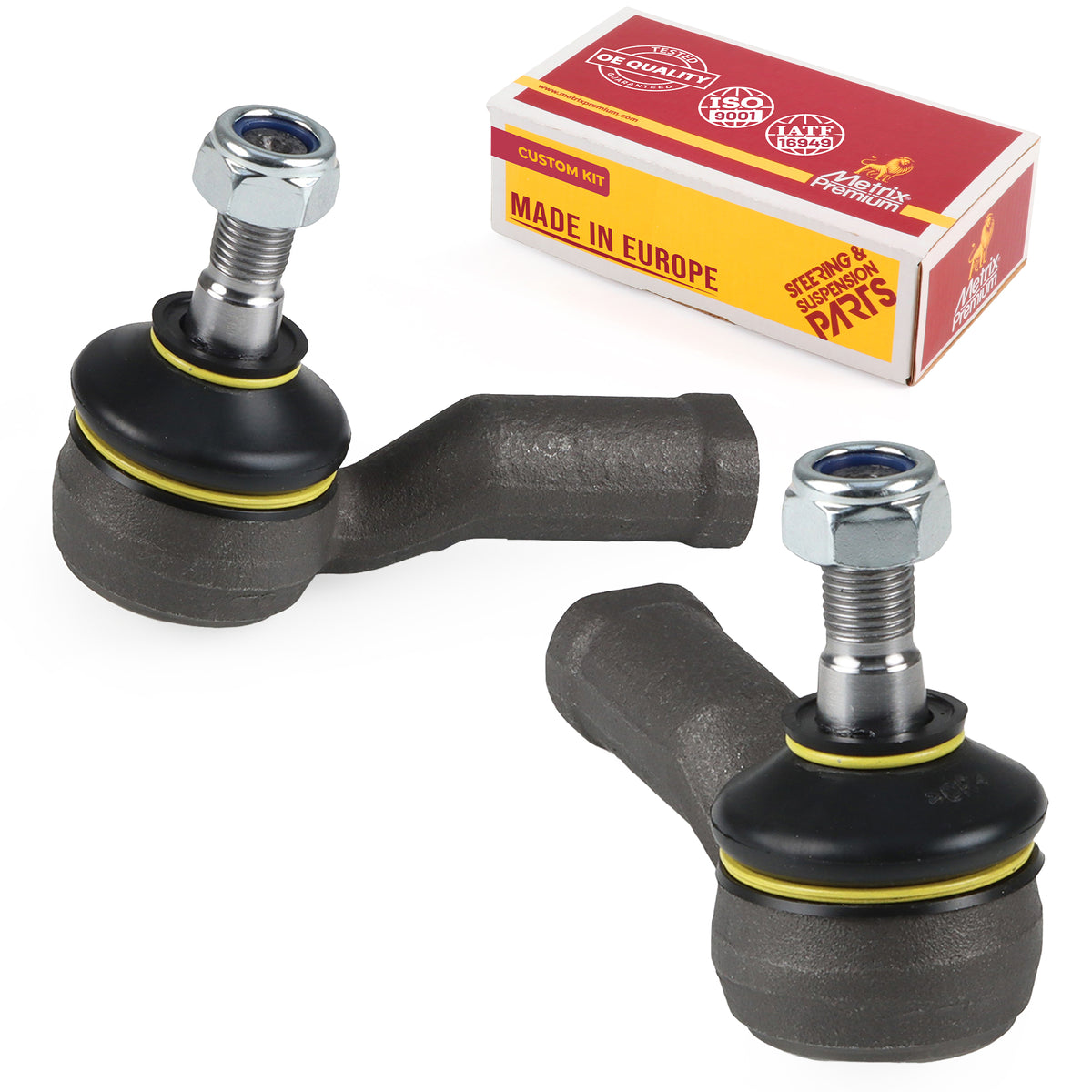 Metrix Premium Chassis Parts Front Left & Right Outer Tie Rod End Kit 91418MT OEM fit auto parts
