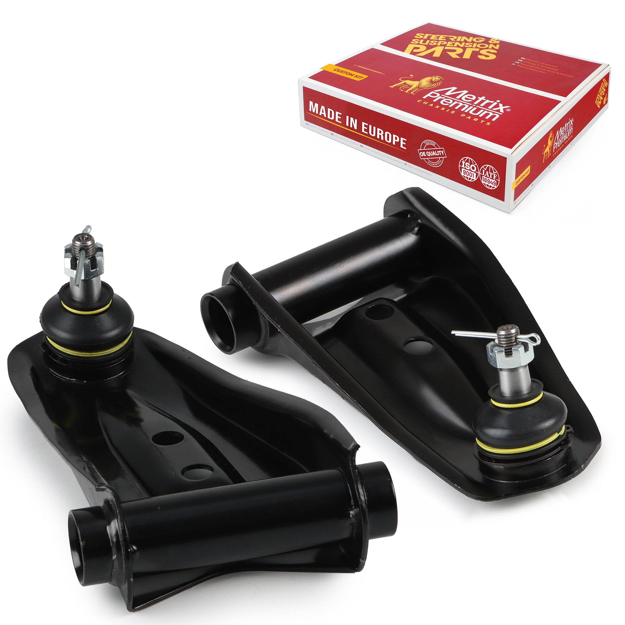 Metrix Premium Chassis Parts 2 PC Front Left & Right Upper Control Arm and Ball Joint Assembly Kit 91420MT OEM fit auto parts
