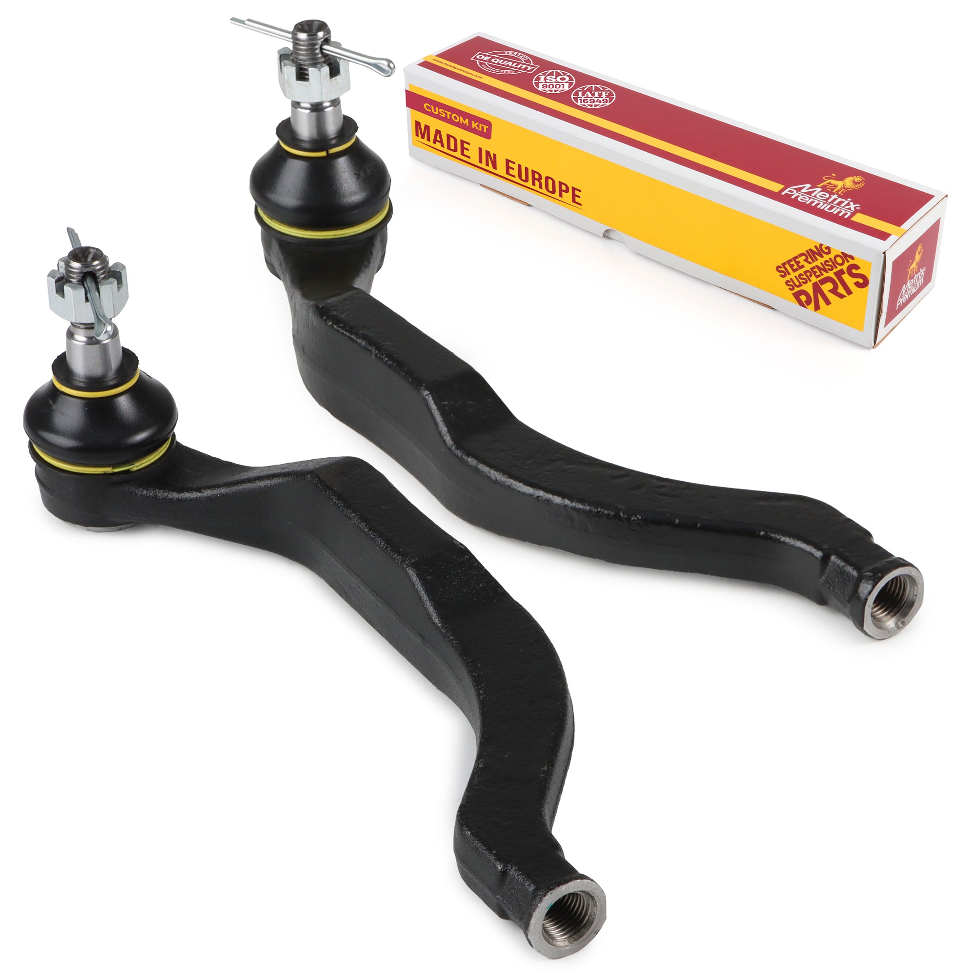 Metrix Premium Chassis Parts 2 PC Front Left & Right Outer Tie Rod End Kit 91424MT OEM fit auto parts