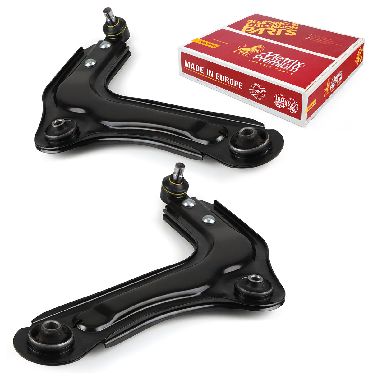 Metrix Premium Chassis Parts 2 PC Front Left & Right Lower Control Arm and Ball Joint Assembly Kit 91431MT OEM fit auto parts