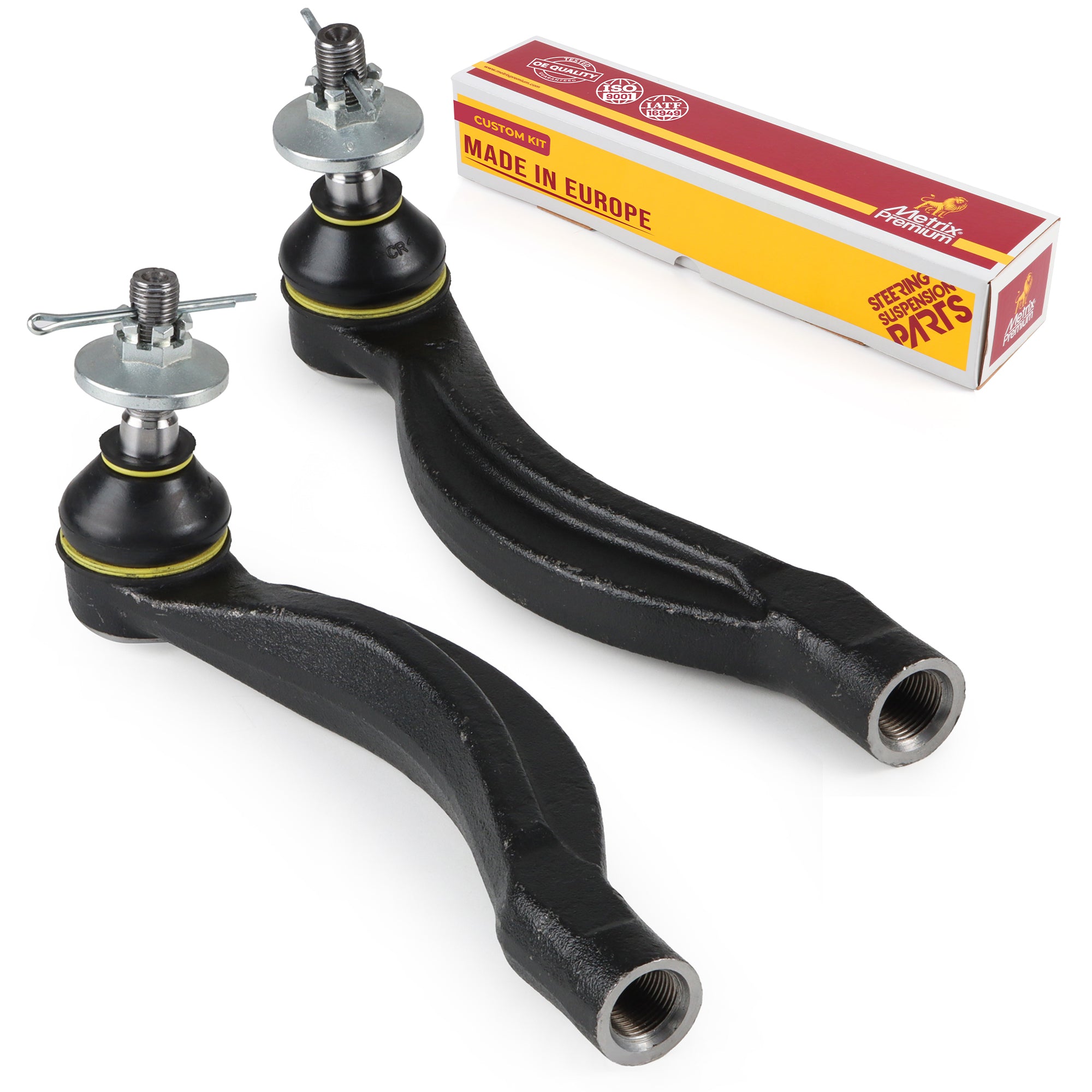 Metrix Premium Chassis Parts 2 PC Front Left & Right Outer Tie Rod End Kit 91439MT OEM fit auto parts