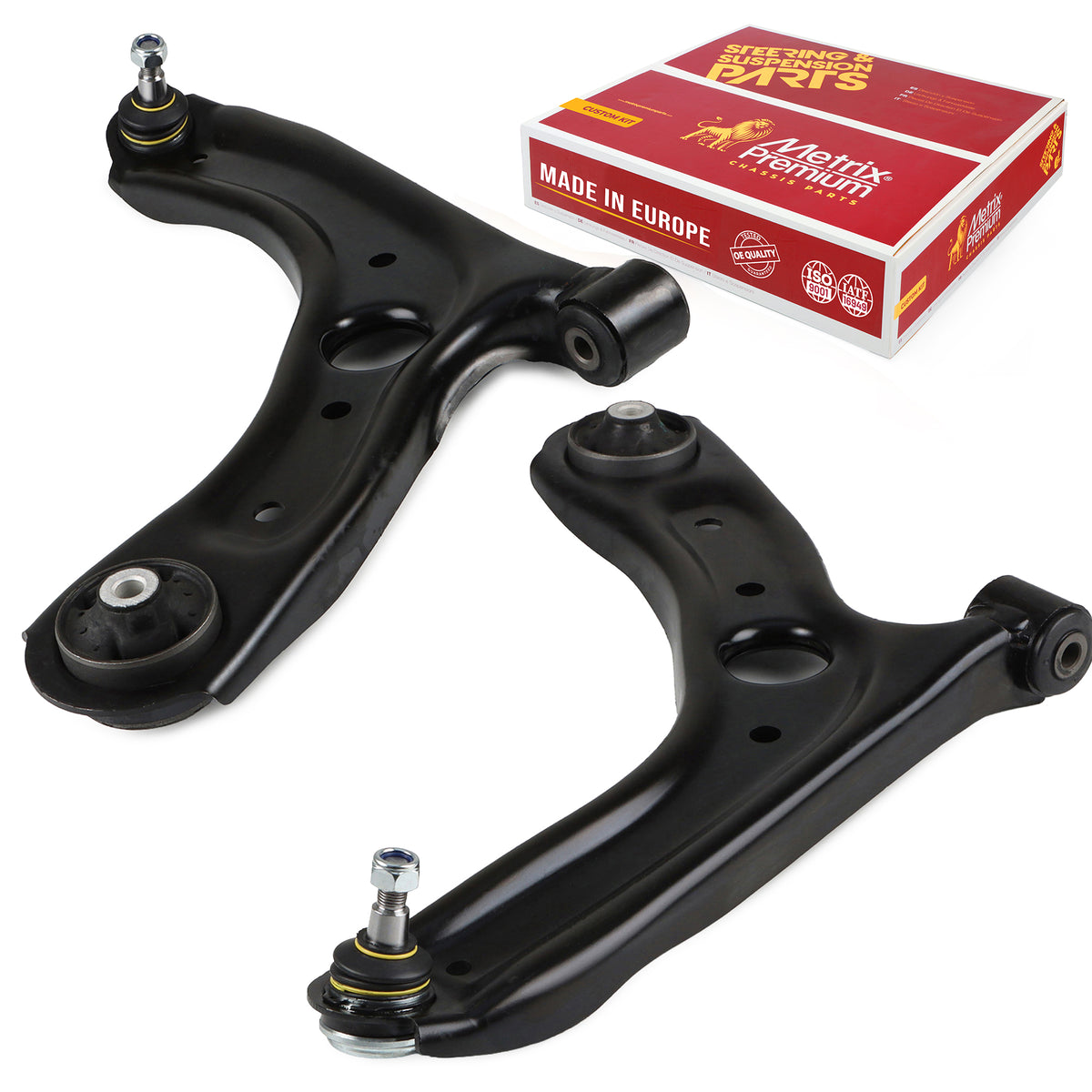 Metrix Premium Chassis Parts 2 PC Front Left & Right Lower Control Arm and Ball Joint Assembly Kit 91440MT OEM fit auto parts