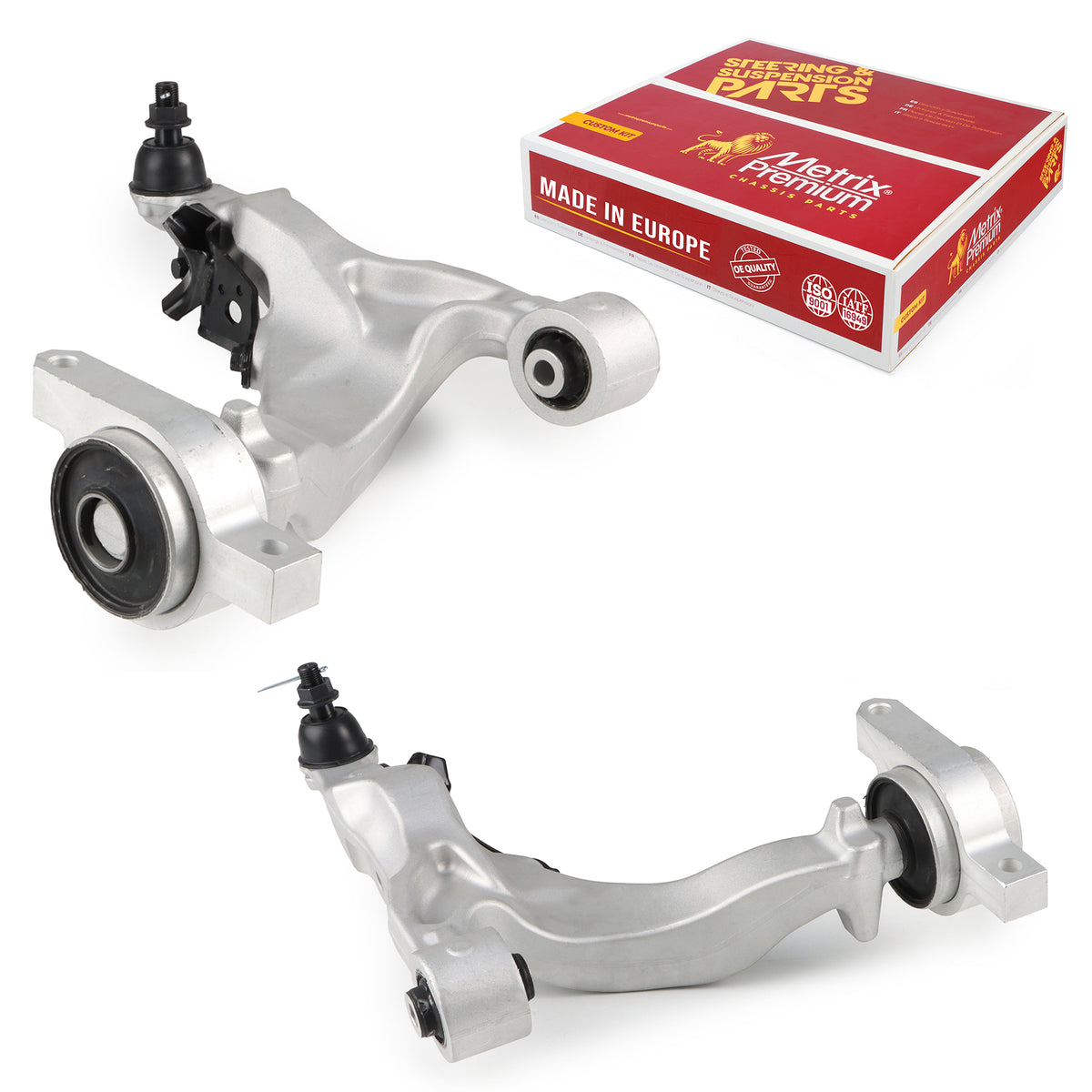 Metrix Premium Chassis Parts 2 PC Front Left & Right Lower Control Arm and Ball Joint Assembly Kit 91452MT OEM fit auto parts