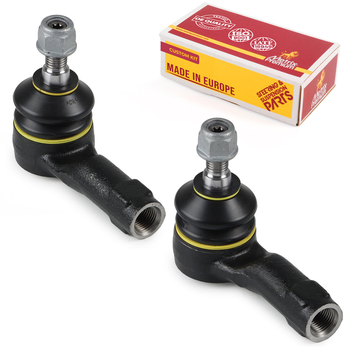 Metrix Premium Chassis Parts 2 PC Front Left & Right Outer Tie Rod End Kit 91457MT OEM fit auto parts