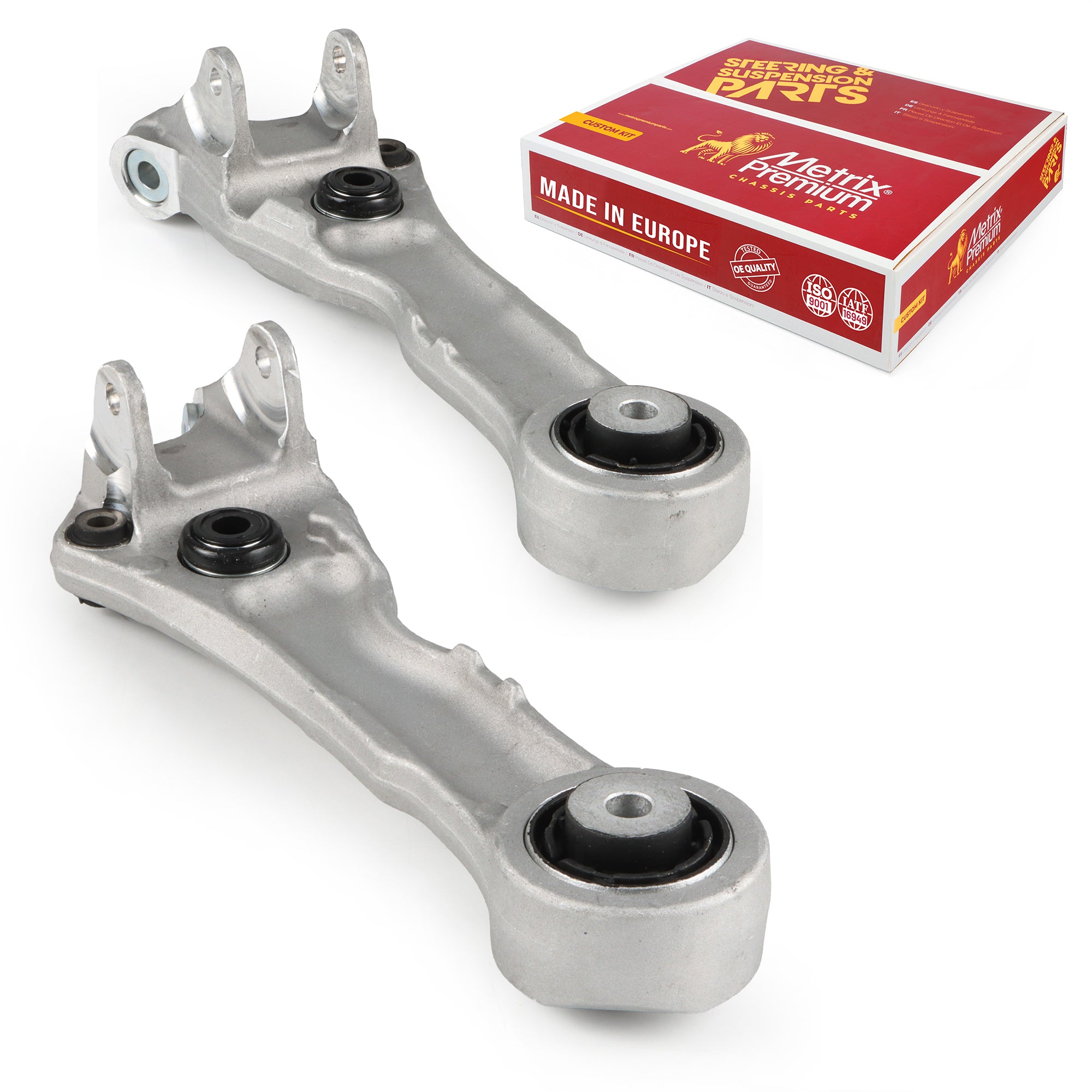Metrix Premium Chassis Parts 2 PC Front Left & Right Lower Rearward Control Arm Kit 91465MT OEM fit auto parts