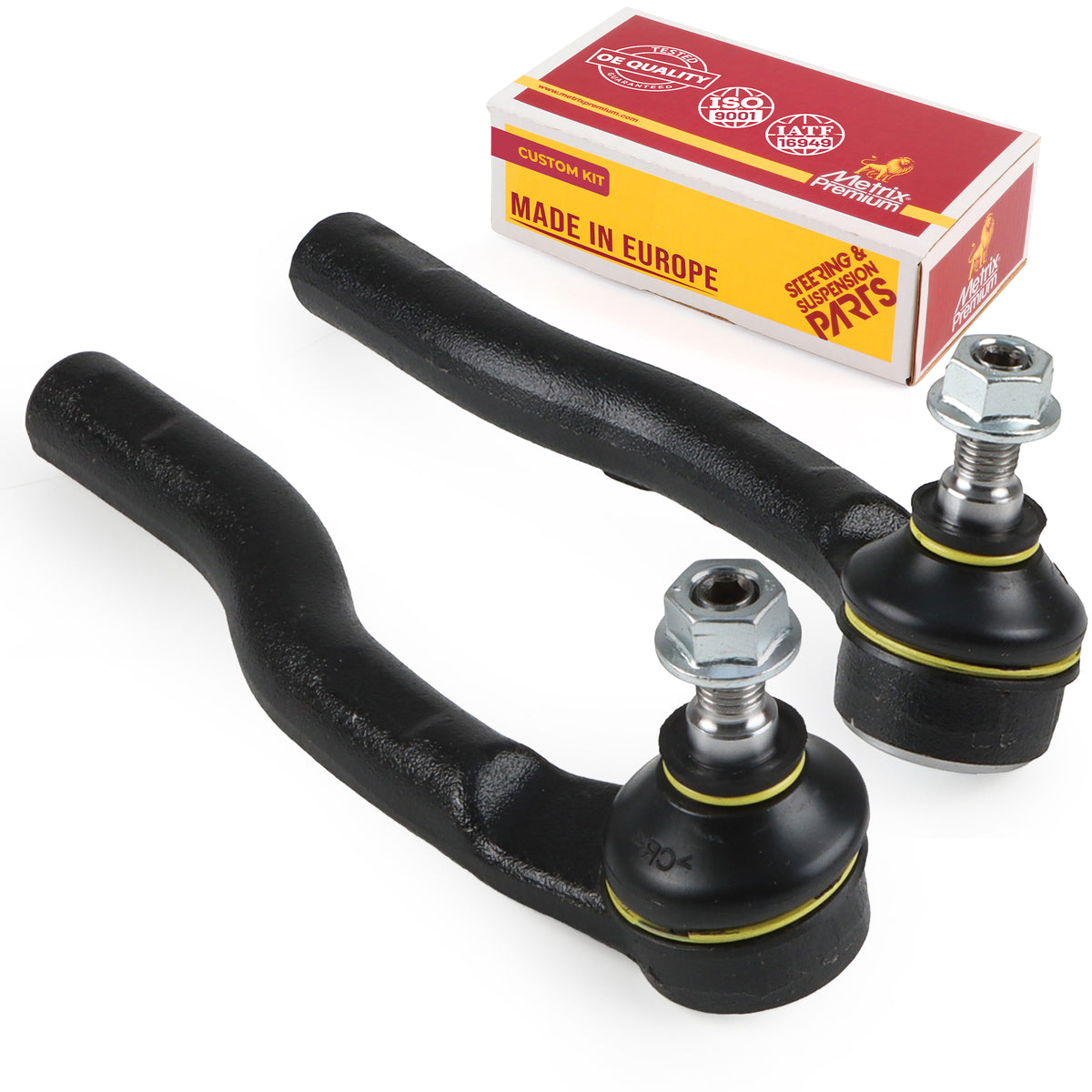 Metrix Premium Chassis Parts Front Left & Right Outer Tie Rod End Kit 91467MT OEM fit auto parts