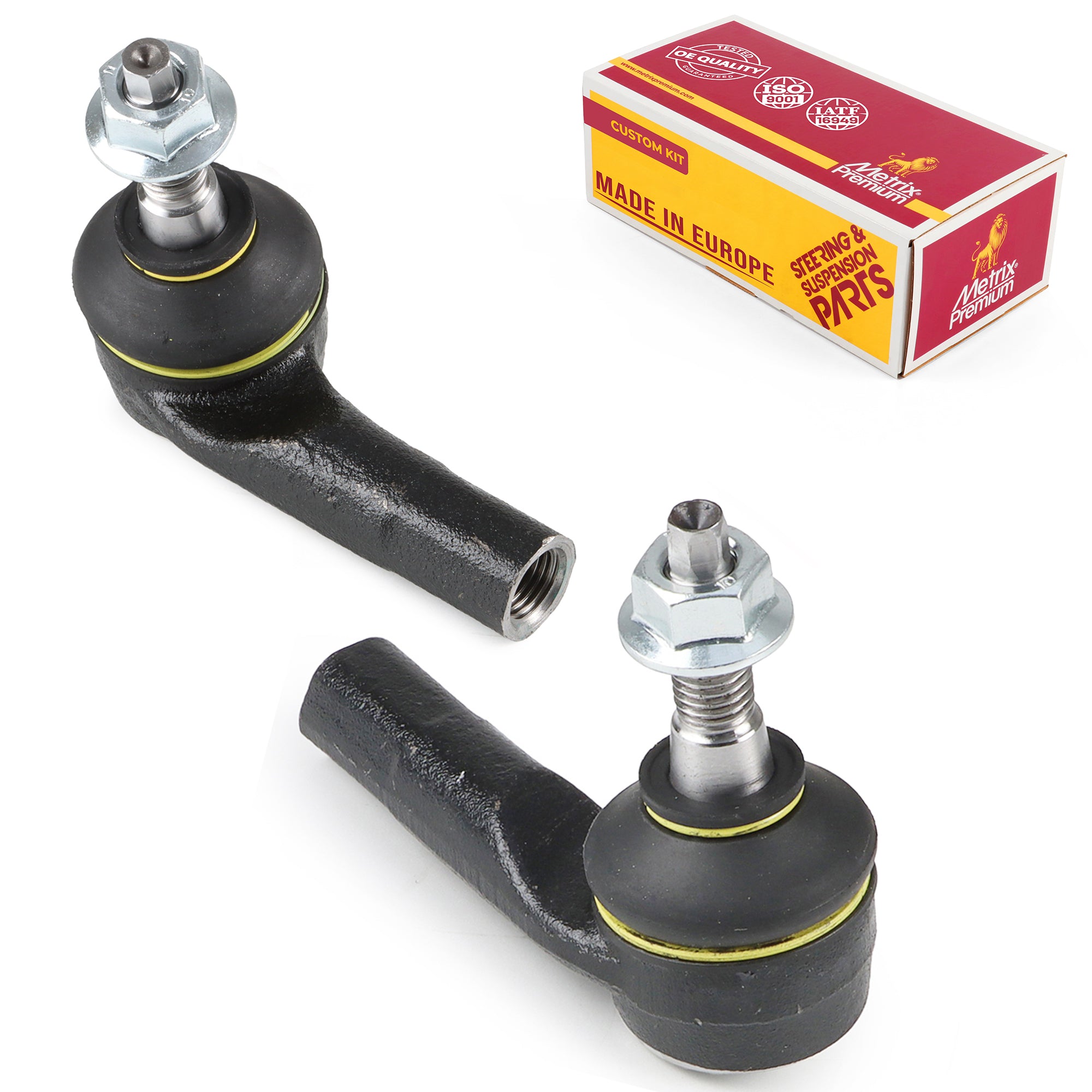 Metrix Premium Chassis Parts Front Left & Right Outer Tie Rod End Kit 91473MT OEM fit auto parts