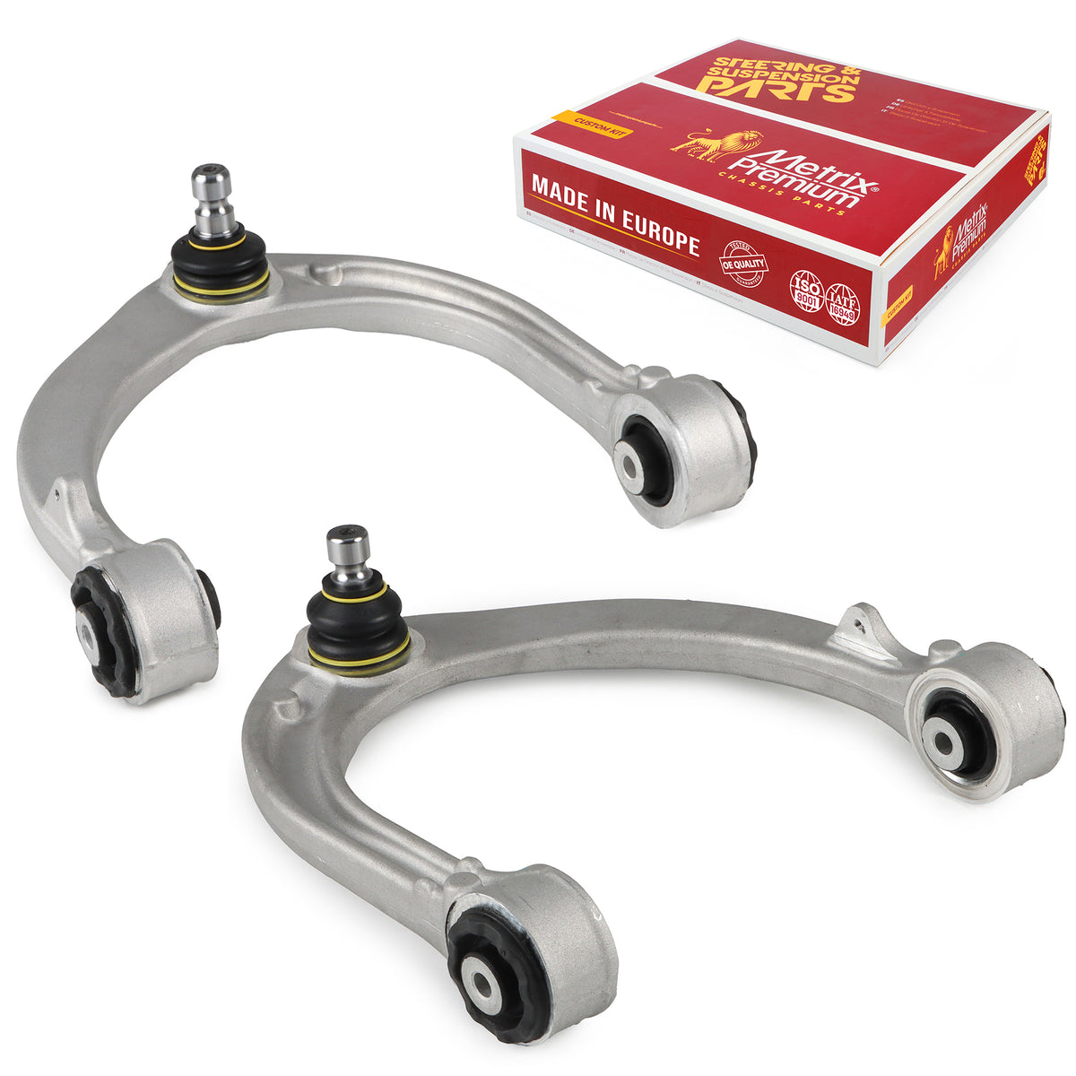 Metrix Premium Chassis Parts 2 PC Front Left & Right Upper Control Arm and Ball Joint Assembly Kit 91476MT OEM fit auto parts