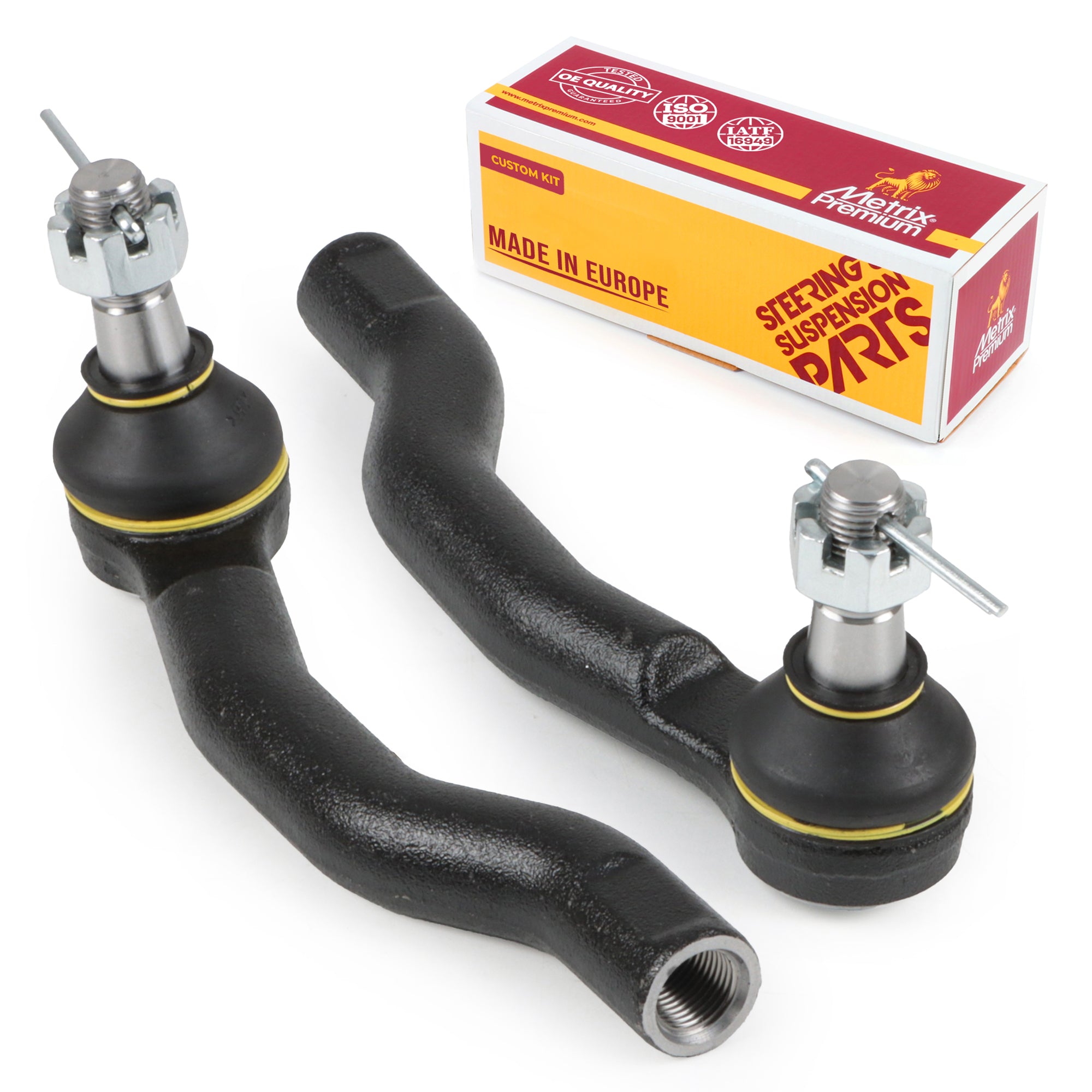 Metrix Premium Chassis Parts Front Left & Right Outer Tie Rod End Kit 91508MT OEM fit auto parts