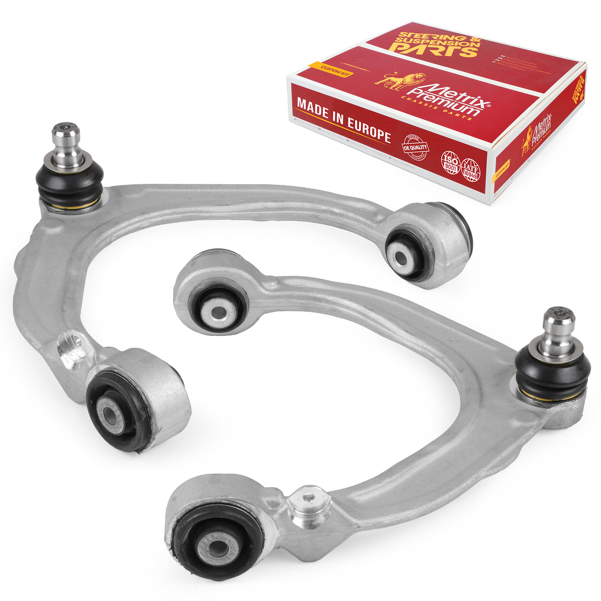 Metrix Premium Chassis Parts 2 PC Front Left & Right Upper Control Arm and Ball Joint Assembly Kit 91518MT OEM fit auto parts
