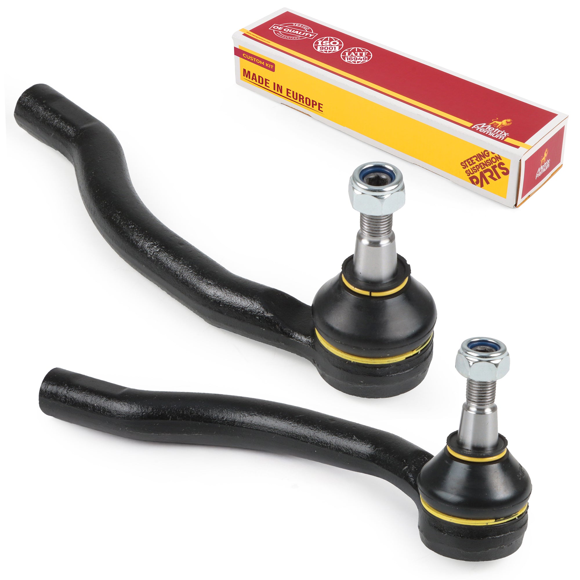 Metrix Premium Chassis Parts 2 PC Front Left & Right Outer Tie Rod End Kit 91526MT OEM fit auto parts