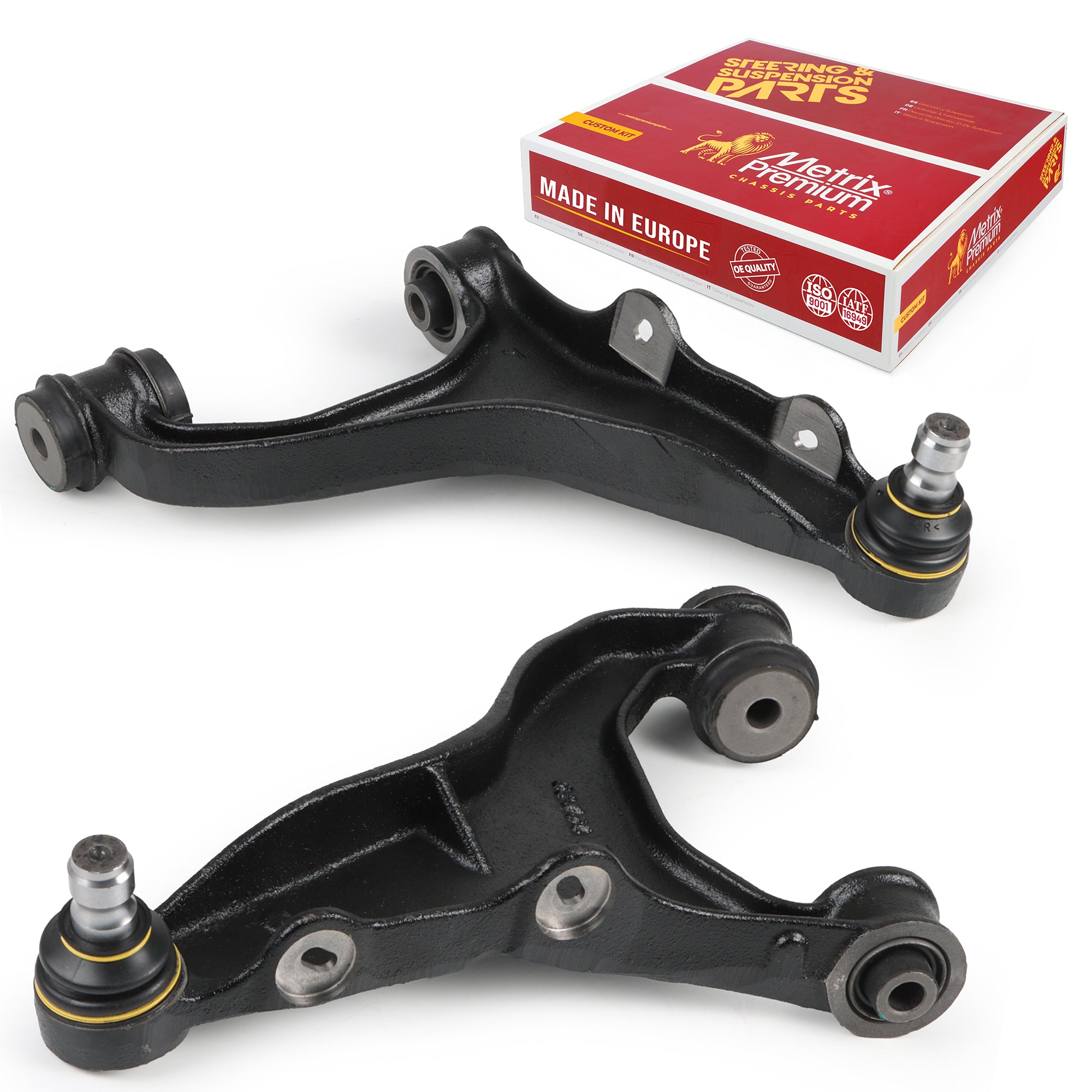 Metrix Premium Chassis Parts Rear Left & Right Upper Control Arm and Ball Joint Assembly Kit 91533MT OEM fit auto parts