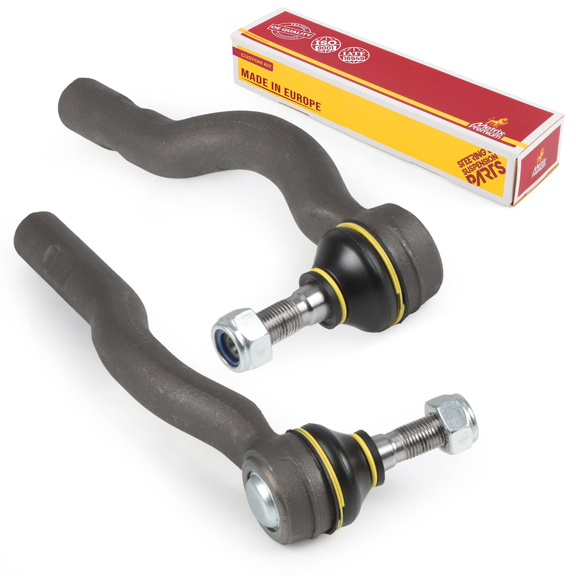 Metrix Premium Chassis Parts 2 PC Front Left & Right Outer Tie Rod End Kit 91545MT OEM fit auto parts