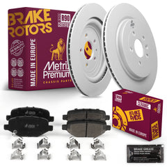 Metrix Premium Chassis Parts Rear Brake Kit 91579MT OEM fit auto parts