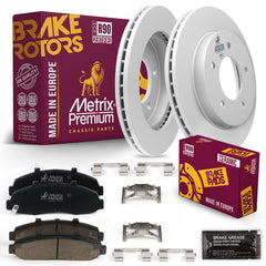 Metrix Premium Chassis Parts Front Brake Kit 91581MT OEM fit auto parts