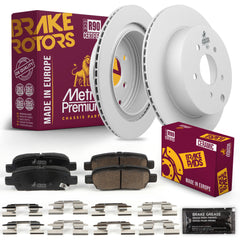 Metrix Premium Chassis Parts Rear Brake Kit 91612MT OEM fit auto parts