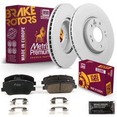 Metrix Premium Chassis Parts Front Brake Kit 91621MT OEM fit auto parts