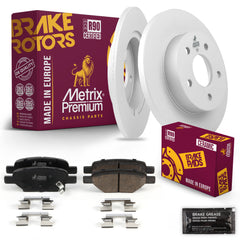 Metrix Premium Chassis Parts Rear Brake Kit 91631MT OEM fit auto parts
