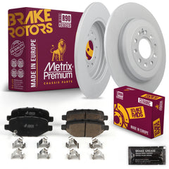 Metrix Premium Chassis Parts Rear Brake Kit 91636MT OEM fit auto parts