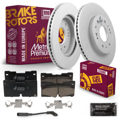 Metrix Premium Chassis Parts Front Brake Kit 91659MT OEM fit auto parts