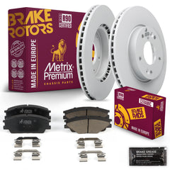 Metrix Premium Chassis Parts Front Brake Kit 91667MT OEM fit auto parts