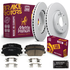 Metrix Premium Chassis Parts Front Brake Kit 91668MT OEM fit auto parts