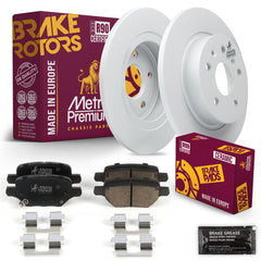 Metrix Premium Chassis Parts Rear Brake Kit 91680MT OEM fit auto parts
