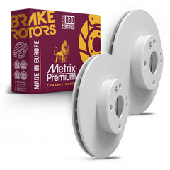 Metrix Premium Chassis Parts Front Disc Brake Rotor Kit 92001MT OEM fit auto parts
