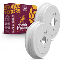 Metrix Premium Chassis Parts 2 PC Rear Brake Drum Set 92022MT OEM fit auto parts