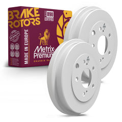 Metrix Premium Chassis Parts 2 PC Rear Brake Drum Set 92028MT OEM fit auto parts