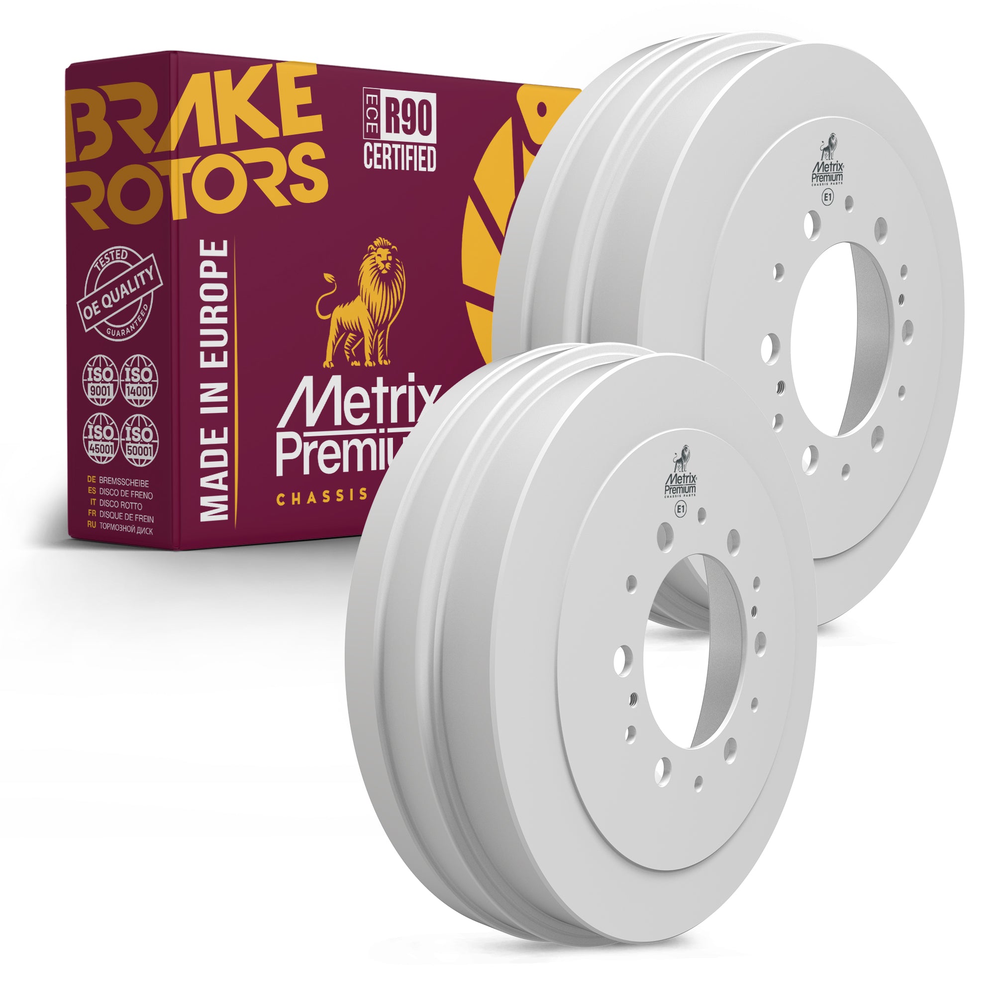 Metrix Premium Rear Brake Drum Kit 92198MT OEM fit auto parts