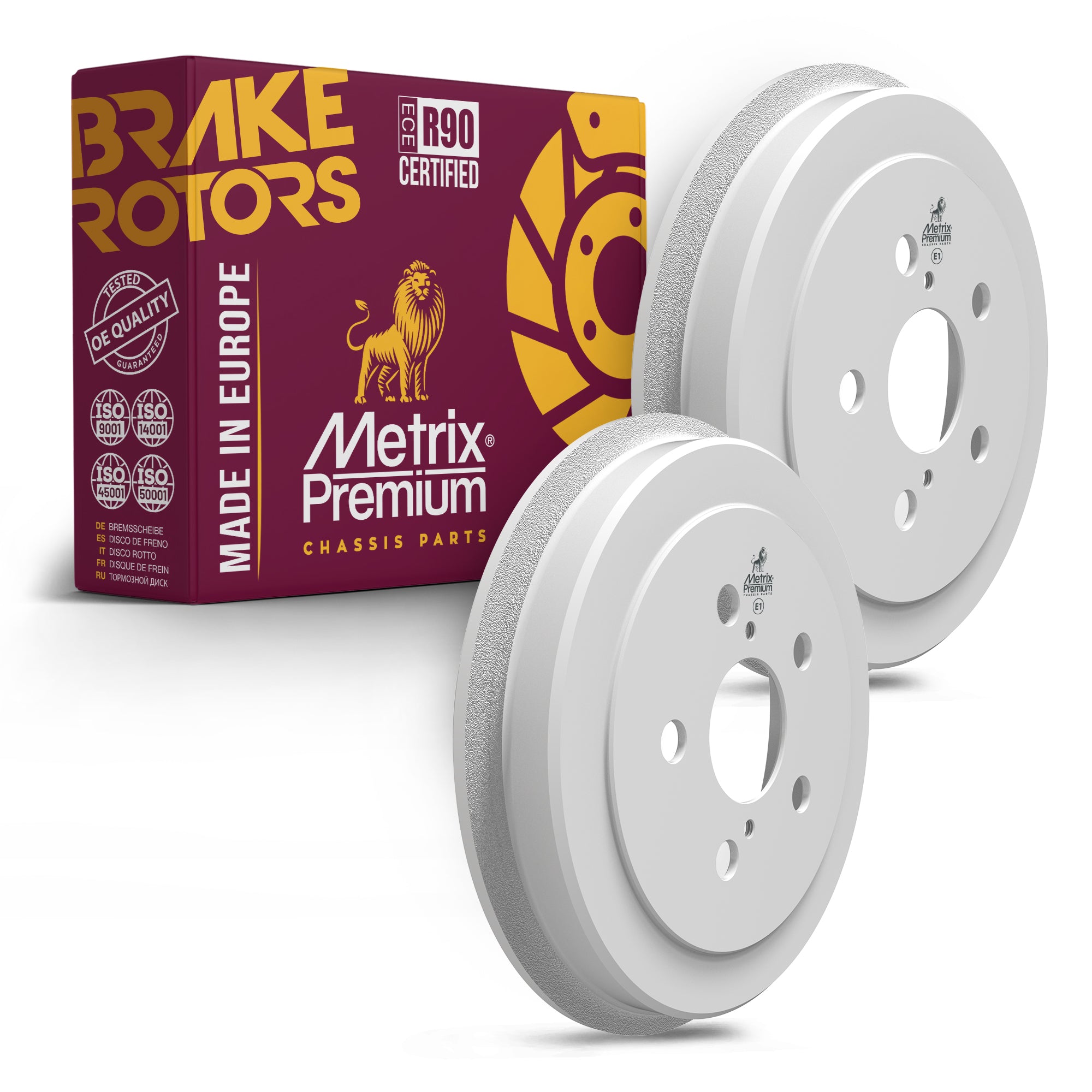 Metrix Premium Rear Brake Drum Kit 92210MT OEM fit auto parts