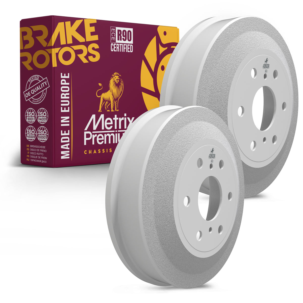 Metrix Premium Rear Brake Drum Kit 92237MT OEM fit auto parts