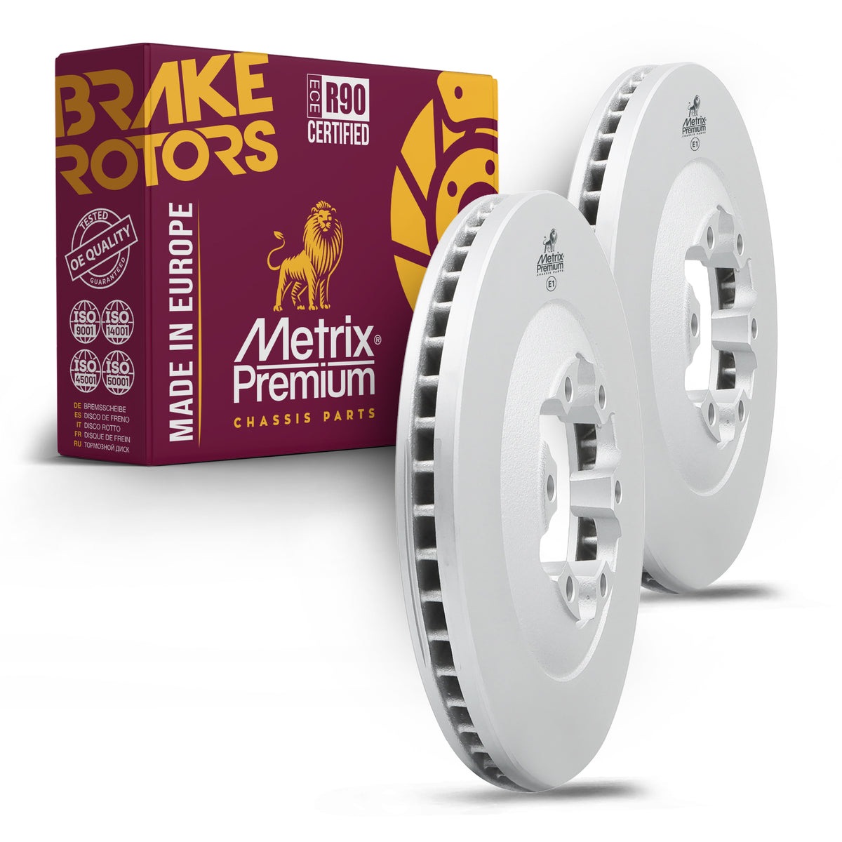 Metrix Premium Front Disc Brake Rotor Kit 92257MT OEM fit auto parts
