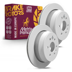 Metrix Premium Chassis Parts 2 PC Rear Disc Brake Rotor Kit 92259MT OEM fit auto parts
