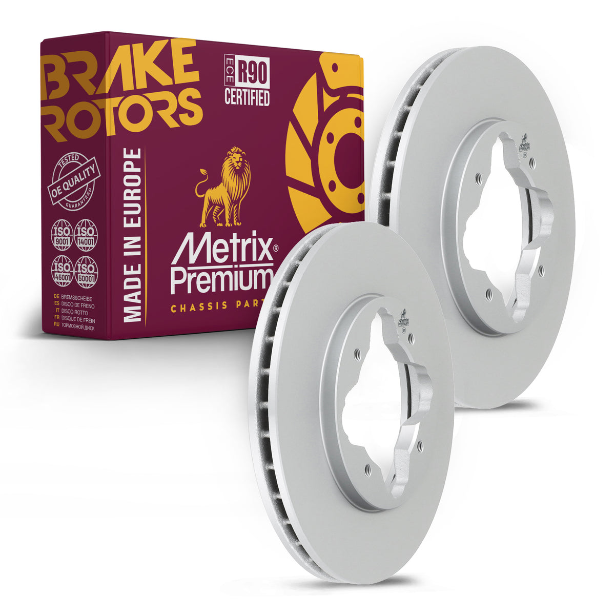 Metrix Premium Front Disc Brake Rotor Kit 92263MT OEM fit auto parts