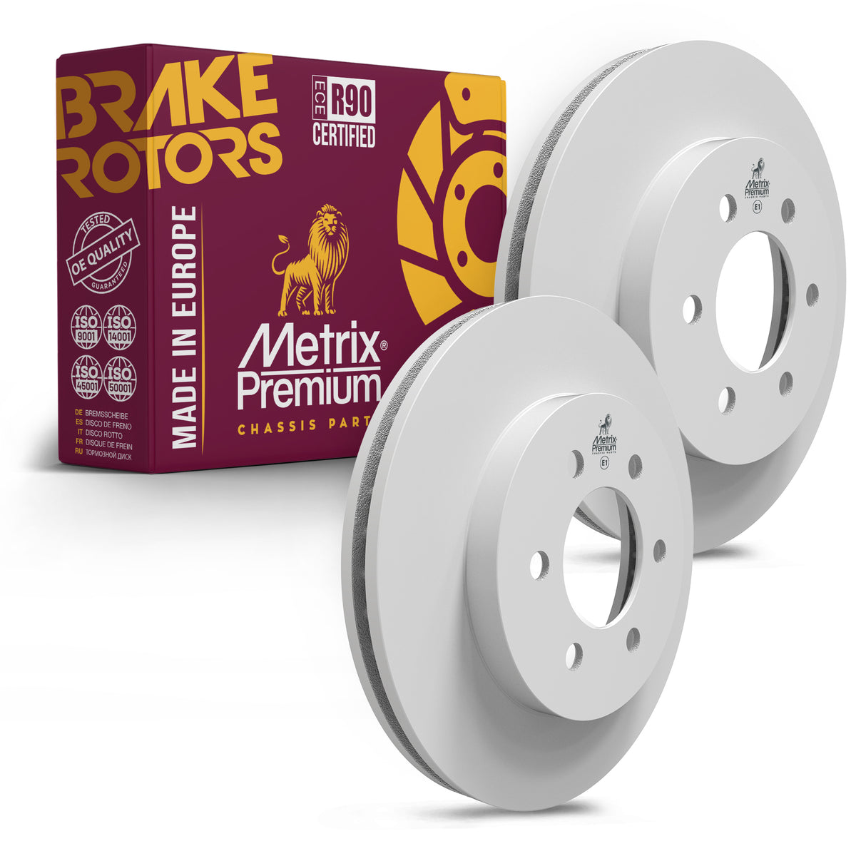 Metrix Premium Front Disc Brake Rotor Kit 92269MT OEM fit auto parts