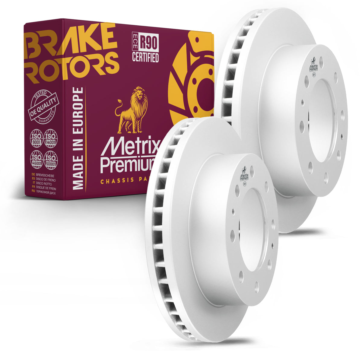 Metrix Premium Front Disc Brake Rotor Kit 92292MT OEM fit auto parts