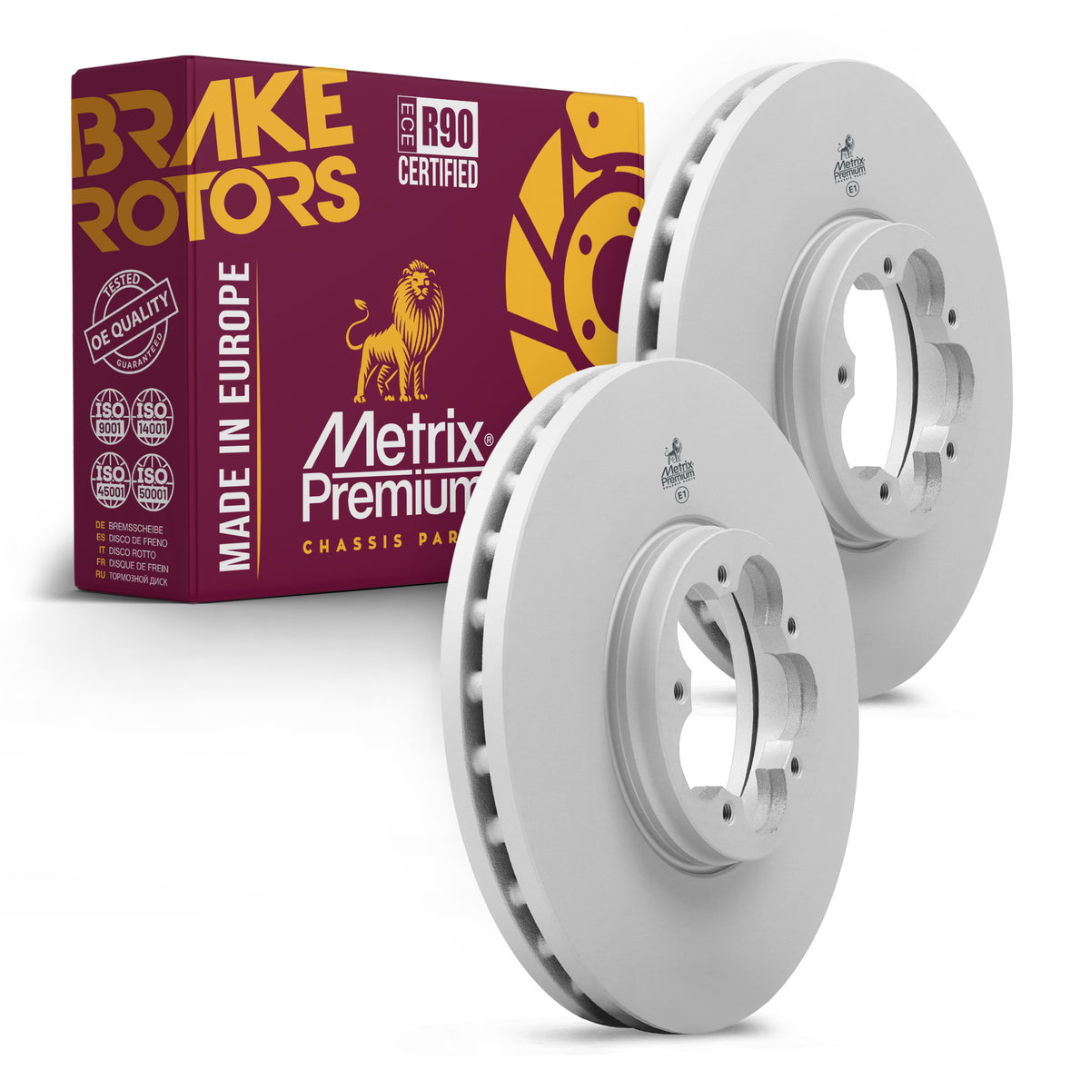Metrix Premium Front Disc Brake Rotor Kit 92333MT OEM fit auto parts