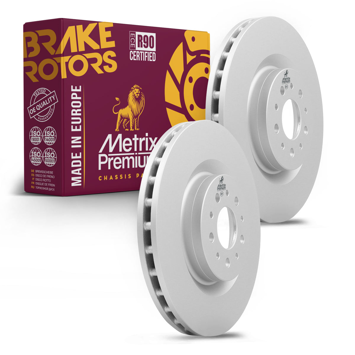 Metrix Premium Front Disc Brake Rotor Kit 92356MT OEM fit auto parts