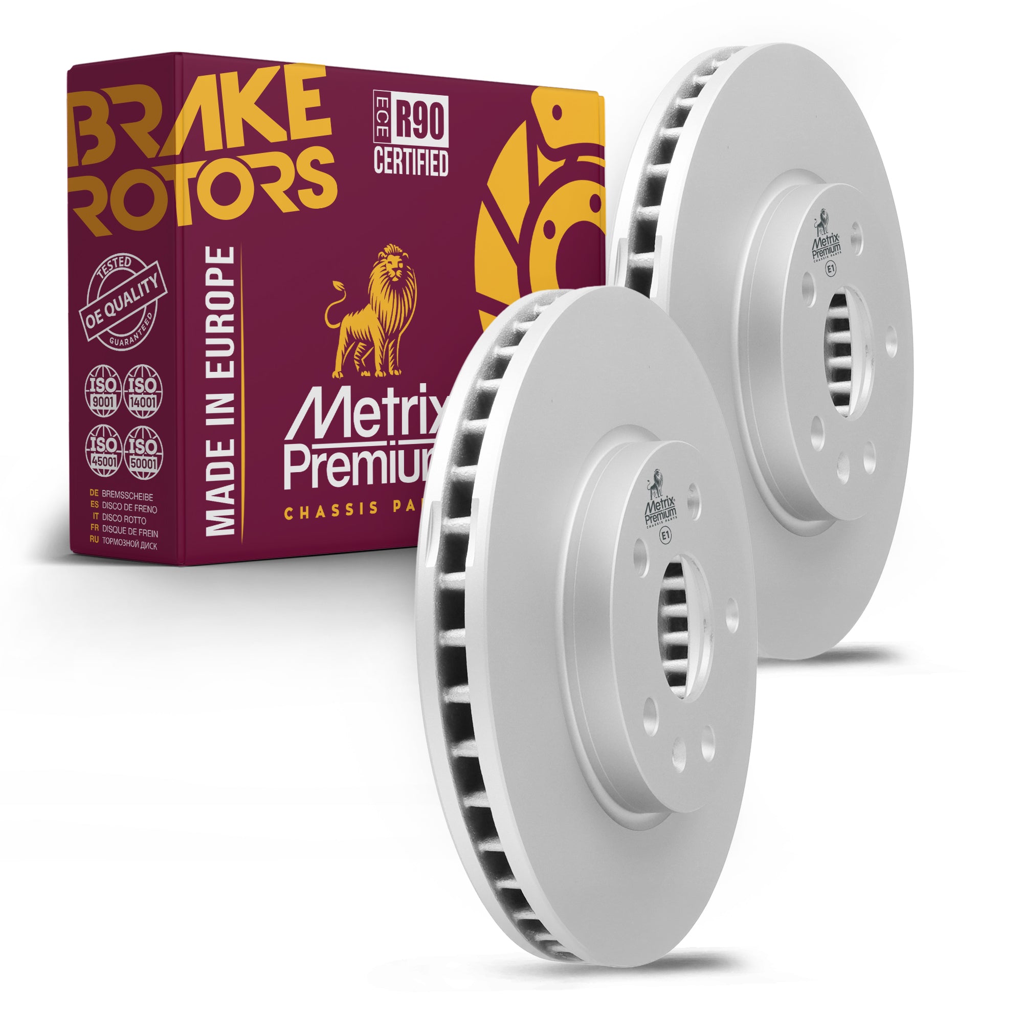 Metrix Premium Front Disc Brake Rotor Kit 92364MT OEM fit auto parts