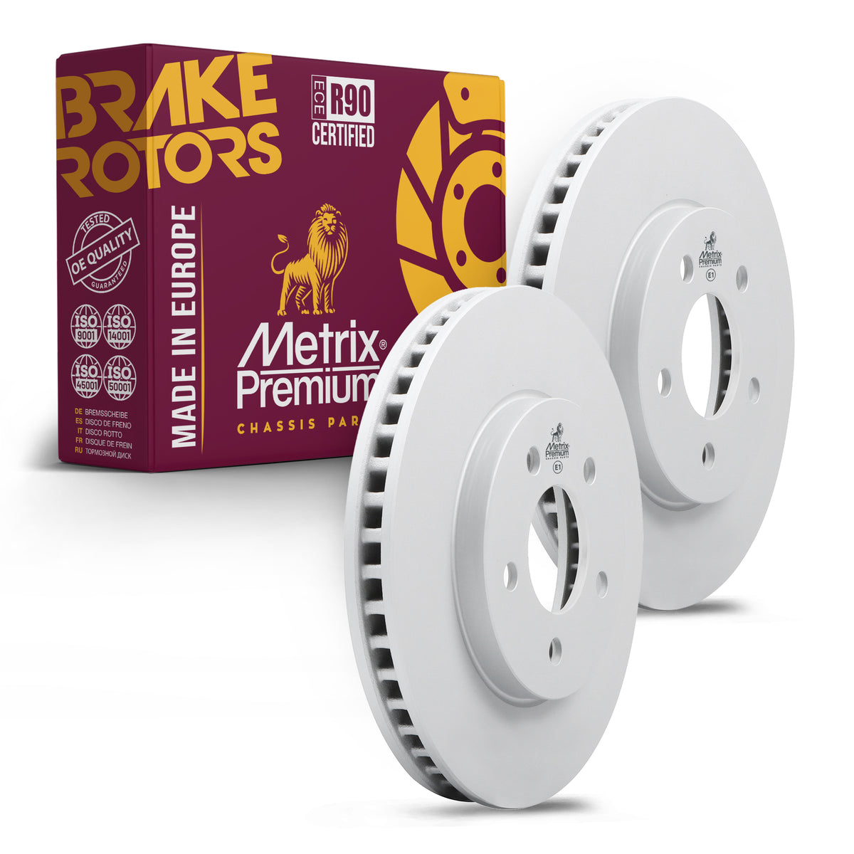 Metrix Premium Front Disc Brake Rotor Kit 92372MT OEM fit auto parts