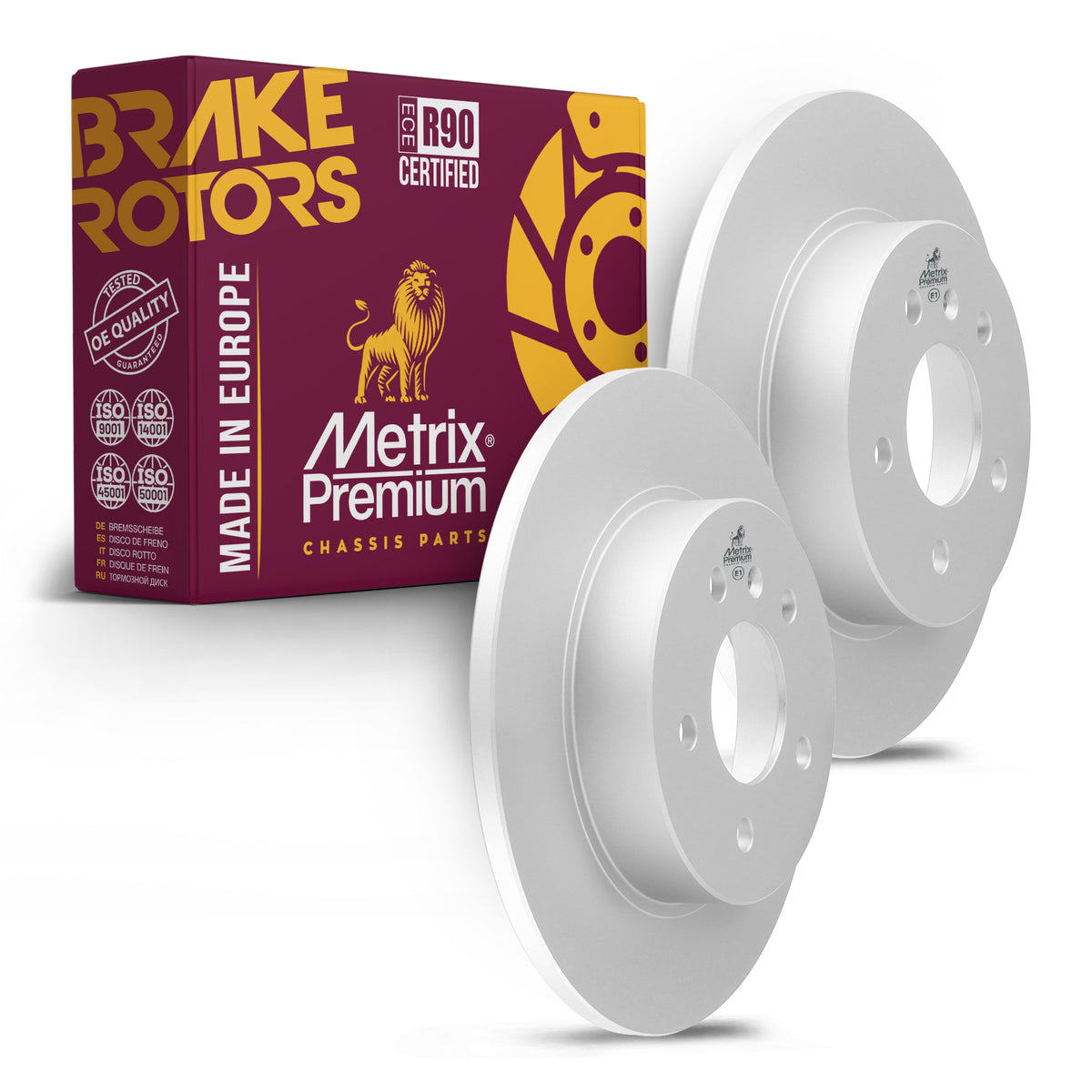 Metrix Premium Rear Disc Brake Rotor Kit 92373MT OEM fit auto parts