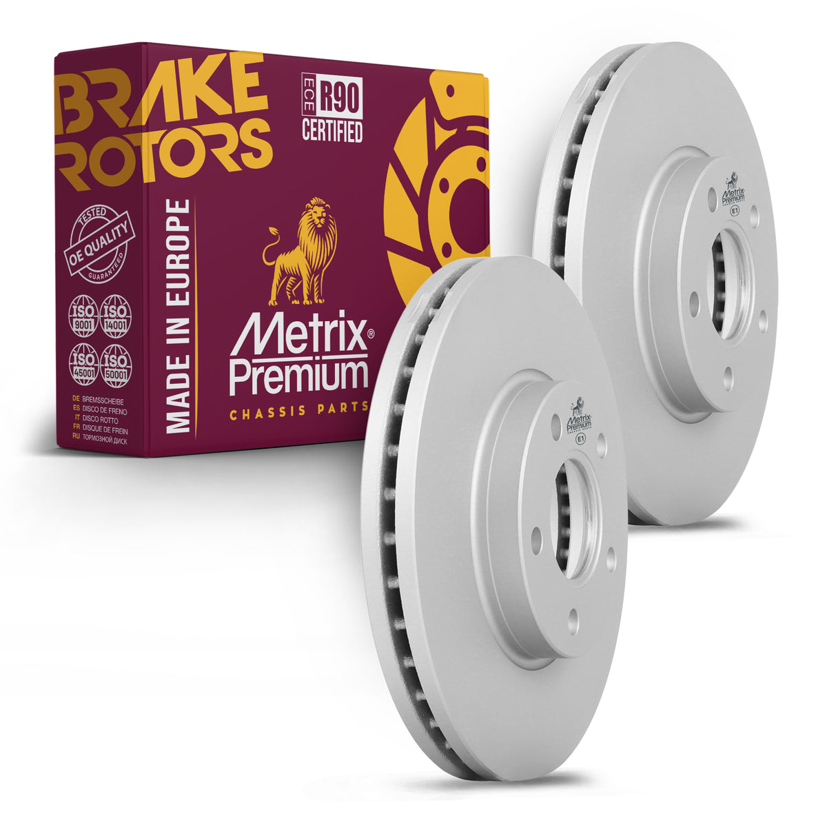 Metrix Premium Front Disc Brake Rotor Kit 92392MT OEM fit auto parts